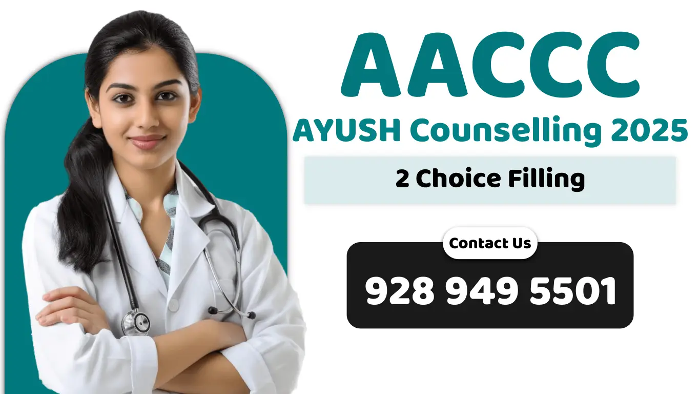 AACCC AYUSH Counselling 2025 Round 2 Choice Filling